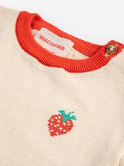 Pixel Strawberry Knitted Tee