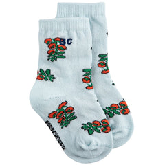 The Juicy Tomatoes All Over Short Socks from Bobo Choses. Soft ankle socks with a playful cherry pattern.
