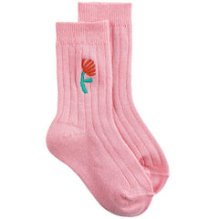Flower Short Socks Pack x 2
