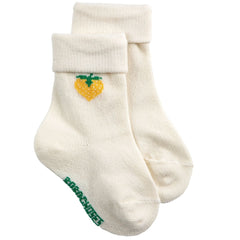 Pixel Strawberry Short Socks Pack x 2