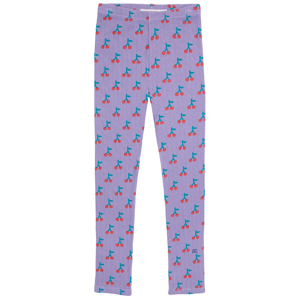 Bobo Cherry All Over Leggings by Bobo Choses, featuring a print of these fruits.