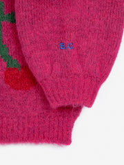 Bobo Cherry Intarsia Cardigan