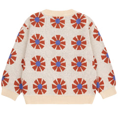 Kaleidoscope All Over Jacquard Sweater