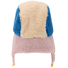 Bobo Choses Color Block Sheepskin Chapka