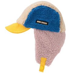Bobo Choses Color Block Sheepskin Chapka