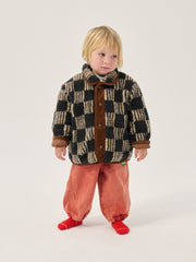 Almost Moiré All Over Sheepskin Jacket