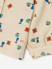Blossom All Over Woven Blouse
