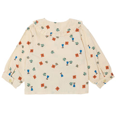 Blossom All Over Woven Blouse