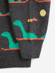 Lake Monster All Over Jacquard Jumper