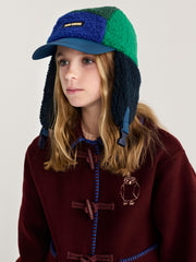 Bobo Choses Color Block Sheepskin Chapka