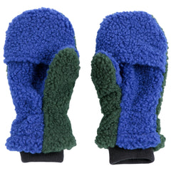 Color Block Sheepskin Mittens