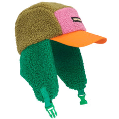 Bobo Choses Color Block Sheepskin Chapka