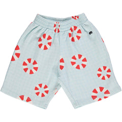The Pool Shorts by Beau Loves. These shorts in our Pool print are made from organic recycled fibres.