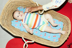 Multicolor Striped Knitted Playsuit