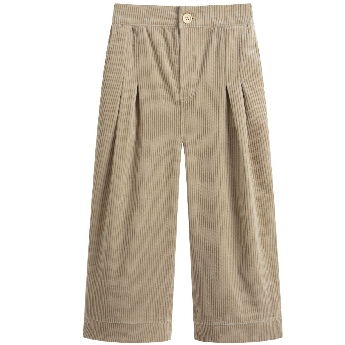 The Suri Pants from C'era Una Volta. These wide-leg corduroy pants feature soft pleats and a relaxed fit.
