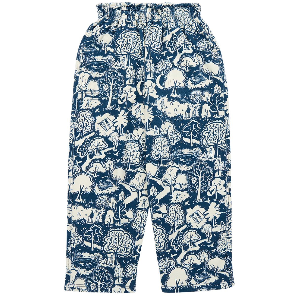 Camp Pant from Misha & Puff. A relaxed pull-on pant in a Pima cotton jersey, featuring a gathered elastic waistband.
