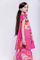 Fuchsia Floral Dress