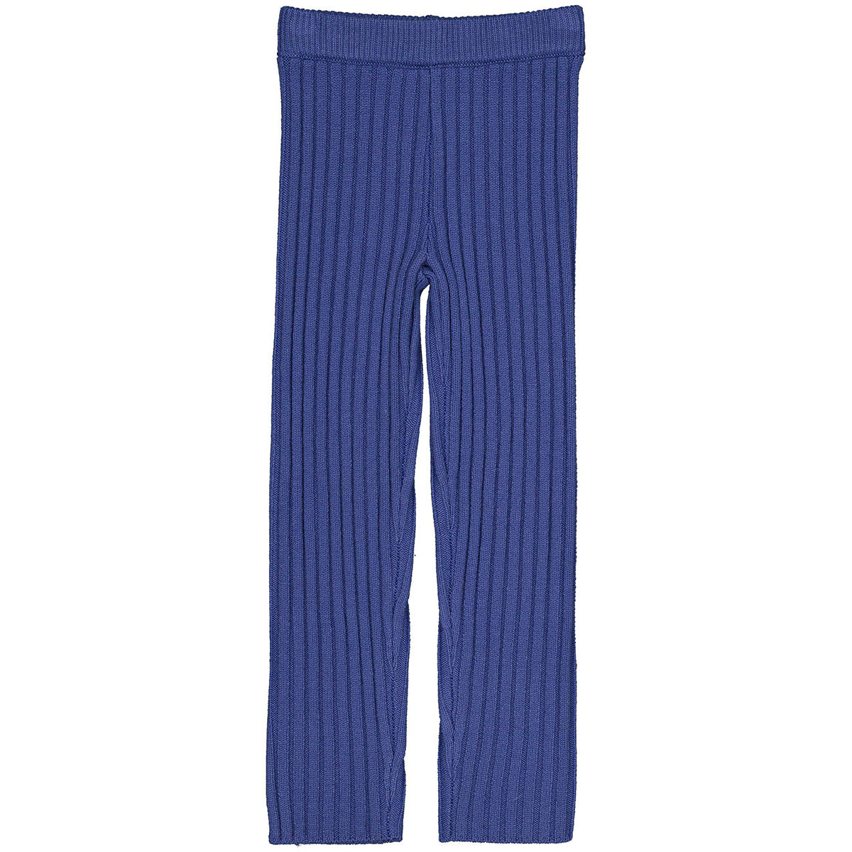 The Cool Legging from Hello Simone with ribbed knit fabric, an elasticated waistband, and topstitched hems.