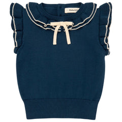 The Cotswolds Ondine Top from Misha & Puff. A sleeveless top in a fine-gauge Pima cotton knit.