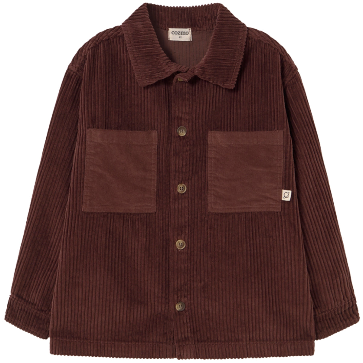 Cozmo The Dakar Overshirt wide-wale corduroy with button front, cuffs and chest pockets