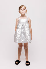 Silver Padded Dress