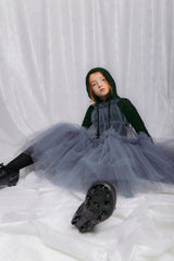 Grey Tulle Dress