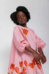 Pink Tulip Dress