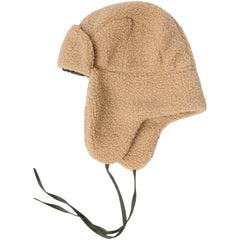 Dusk Hat by The New Society with plush finish, padded panels and tie-down earflaps.
