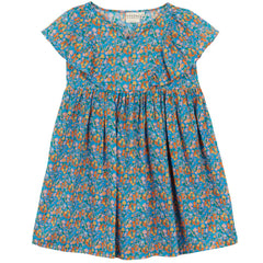 The Flower Dress from Arsene et Les Pipelettes. Exclusive printed dress. Printed cotton voile fabric.