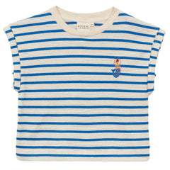 The Striped Tee from Arsene et Les Pipelettes. Sailor t-shirt. Wide and slightly short shape. Wide cuffed sleeves.