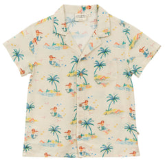 The Magnum Mermaid Shirt from Arsene et Les Pipelettes. Exclusive mermaid print magnum shirt.