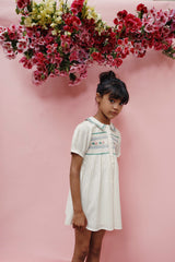 Hand Smocked Embroidered Dress
