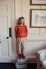 Canvas Rayure Farine Pants