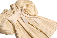 Cornucopia Pleated Wrap Frock Dress