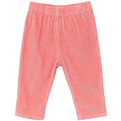 The Baby Velvet Pants from Arsene et Les Pipelettes. Elasticated waist. "AP & CO" label on the back.