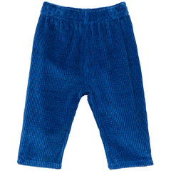 The Baby Velvet Pants from Arsene et Les Pipelettes. Elasticated waist. "AP & CO" label on the back.