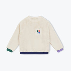 Tricolor Sherpa Sweatshirt