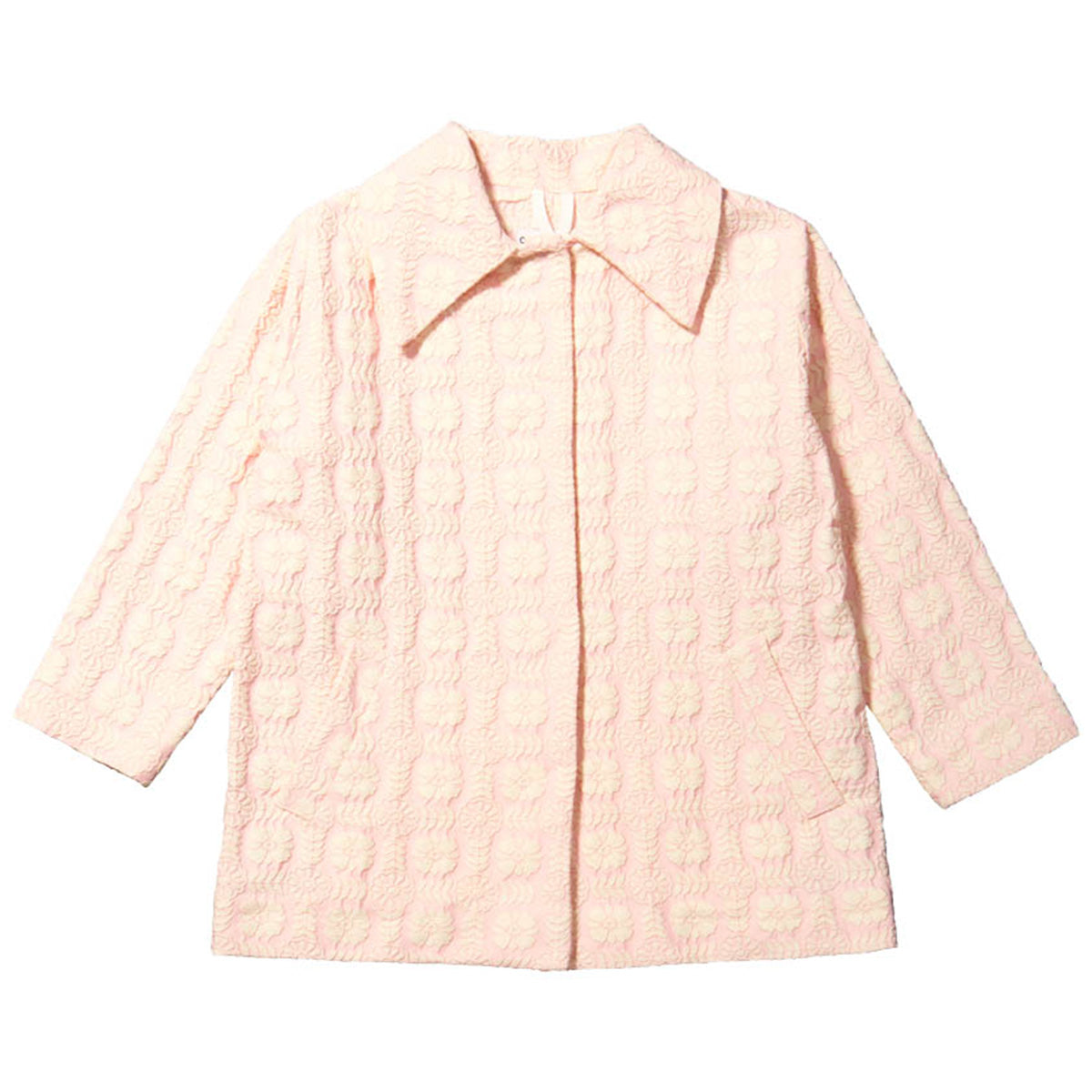 Pink File Jacket Light Pink Embroidered Jacket – The Little Red Planet
