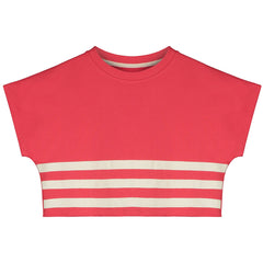 Stripe Crop Sweatshirt