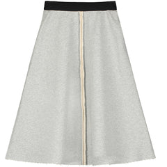 Little Creative Factory The Jaki Cape Skirt with A-line silhouette, elasticated waist, center seam and raw hem