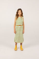 Stripes Multicolor Long Skirt