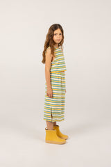 Stripes Multicolor Long Skirt