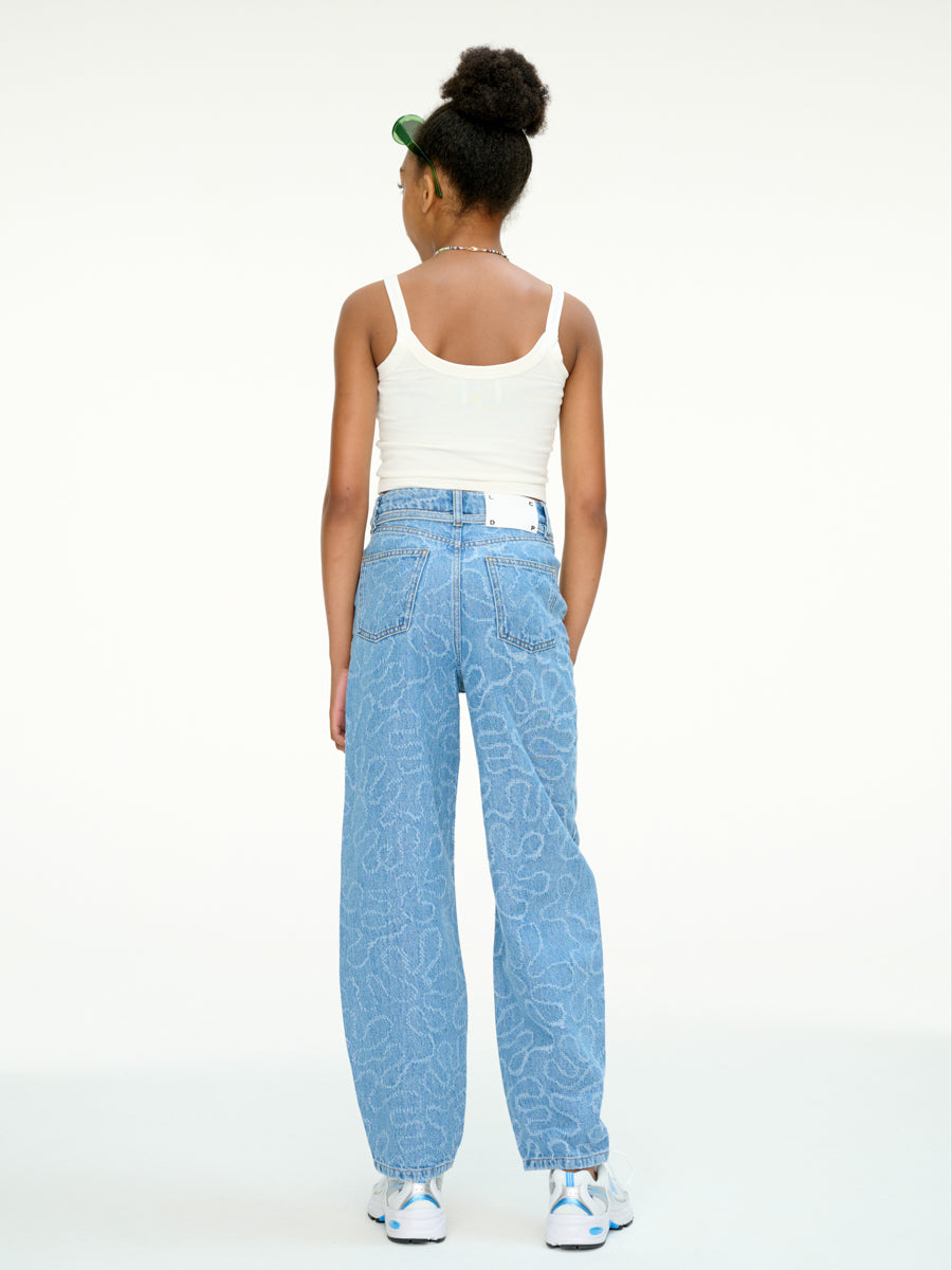High Waist Carrot Leg Denim Pants – The Little Red Planet