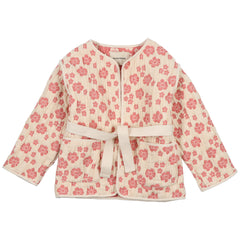 The Leontis Jacket from The New Society in organic cotton and other fibers, in macadamia and chili colors.