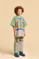 Tiger Patchwork Pants