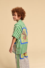 Tiger Patchwork Shirt