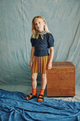 Candy Stripe Accordion Skirt