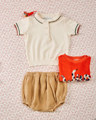 Pointelle Modal Baby Polo