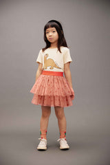 Dotted Tulle Skirt