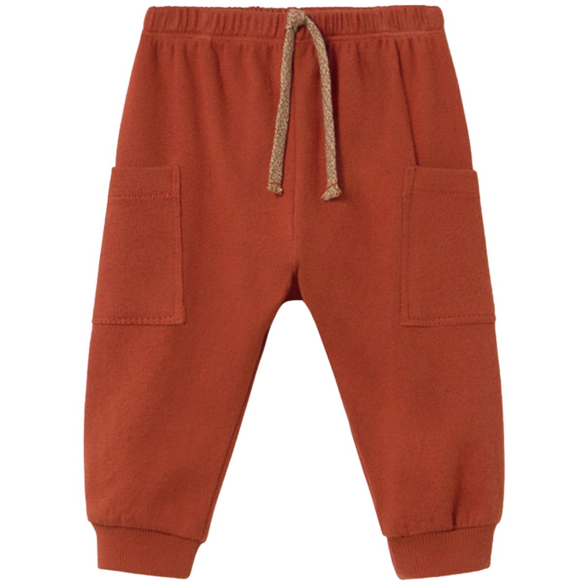 Cozmo The Maine Cargo Pants with brushed fabric, side patch pockets and ribbed hems
